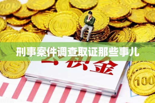 永安刑事案件调查取证那些事儿