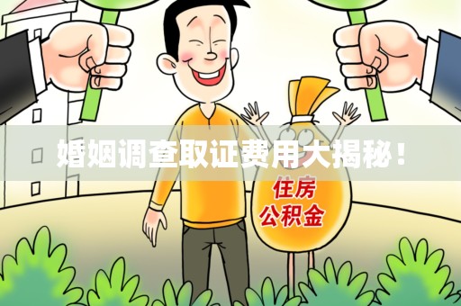 永安婚姻调查取证费用大揭秘！