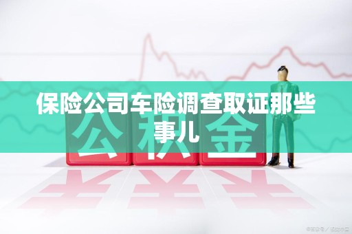 永安保险公司车险调查取证那些事儿