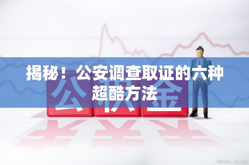 永安揭秘！公安调查取证的六种超酷方法